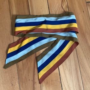 Striped Madewell Neck Scarf
